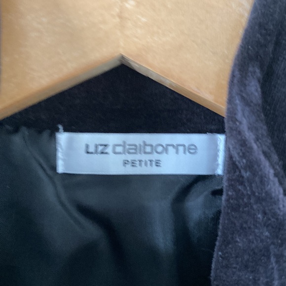 EUC Liz Claiborne • Cozy SOFT Velvet Lined Cotton Vest 2 Pockets Ladies Size PS - Picture 3 of 8